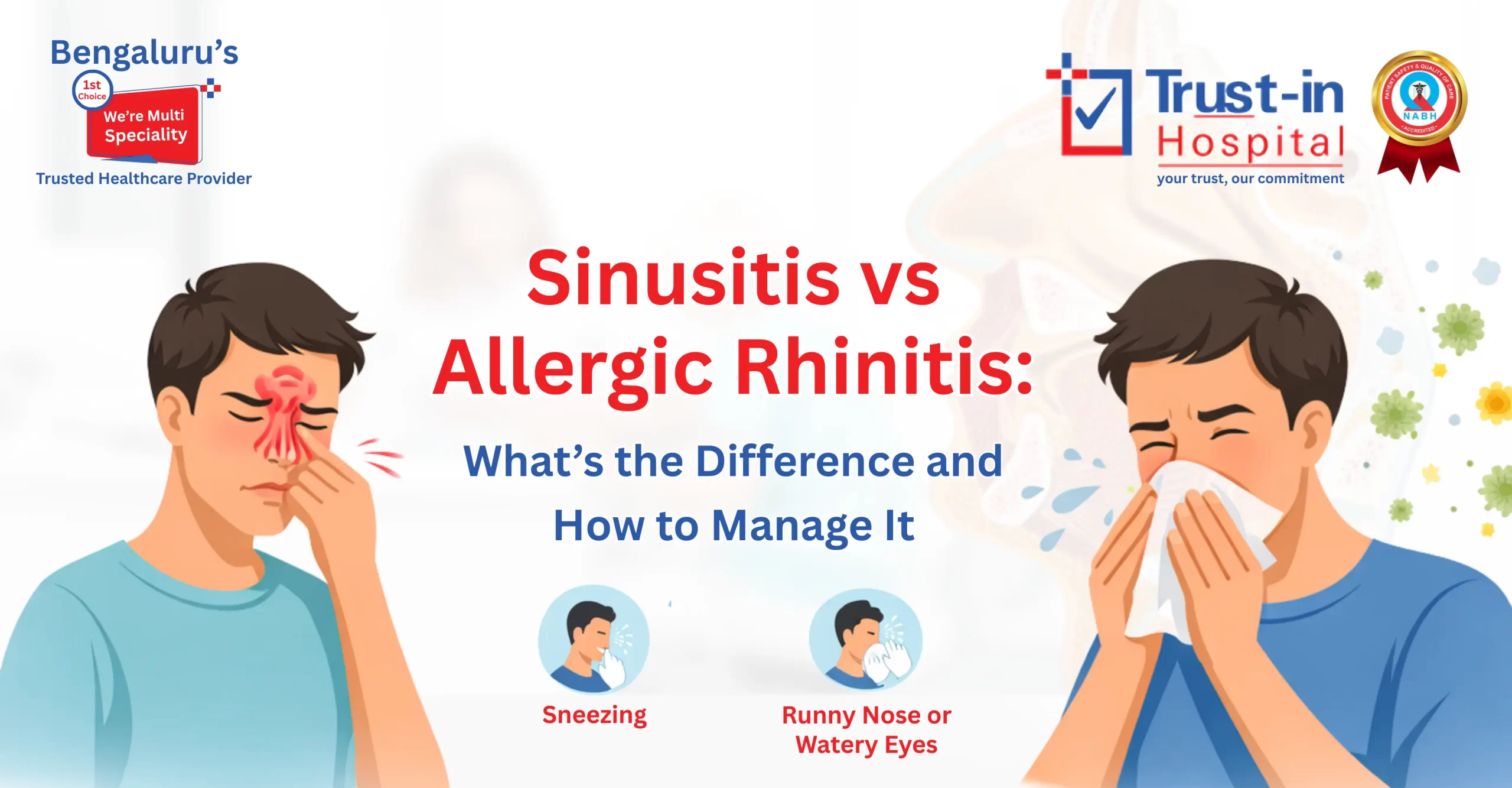 Sinusitis vs Allergic Rhinitis: What They Are & How to Manage it